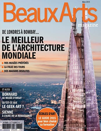 Portada de Beaux Arts magazine, Mars 2015