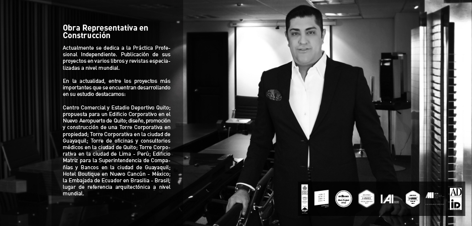 Diego Guayasamin, arquitecto, retrato
